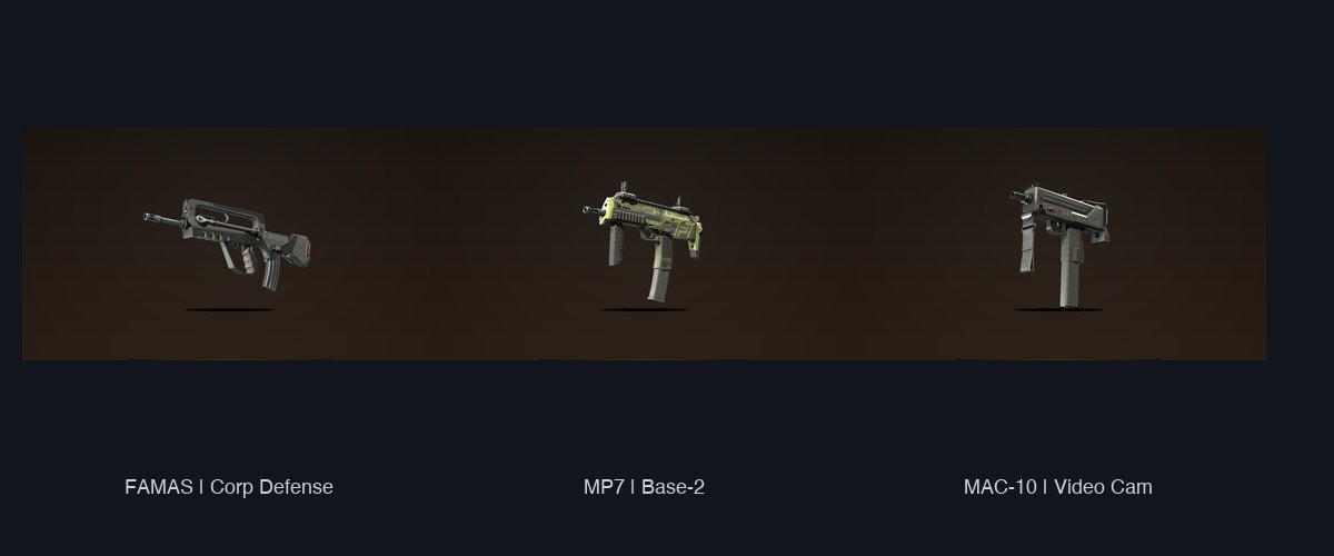 Spy Tech Collection skins comparison