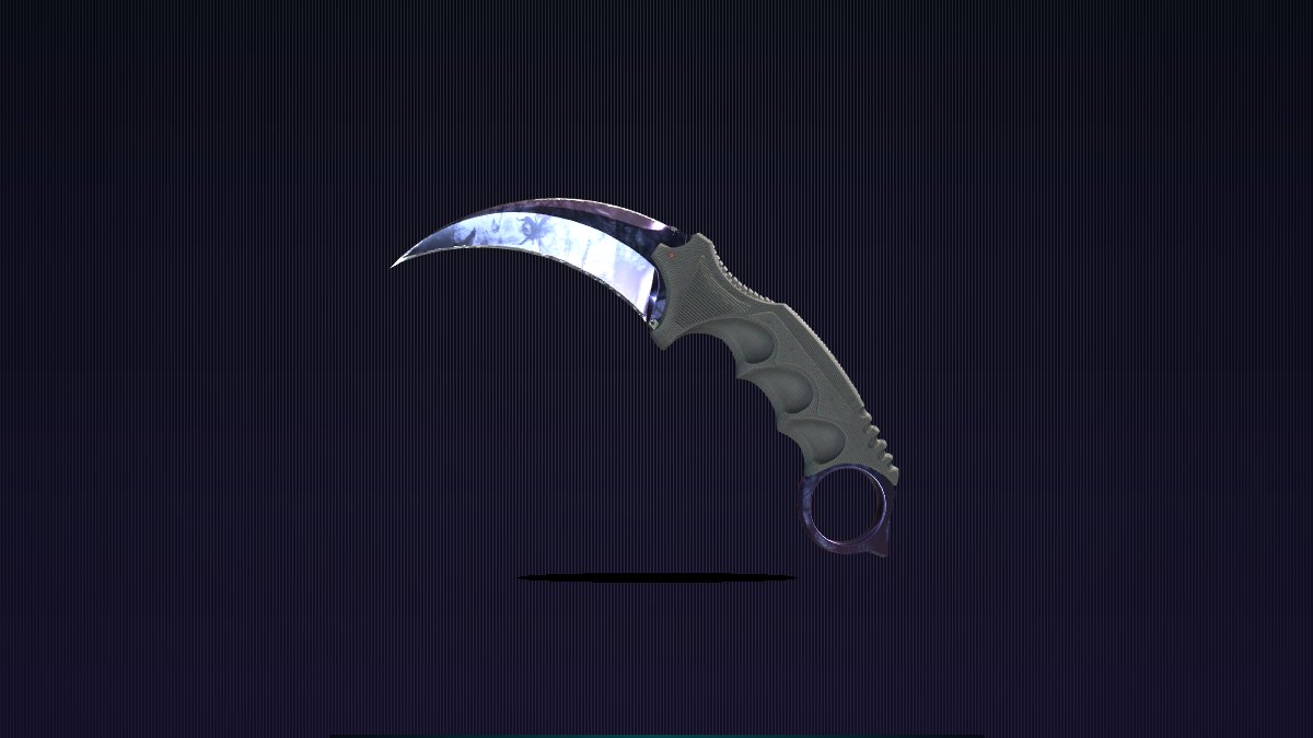 Karambit Doppler, a high-value CS2 knife