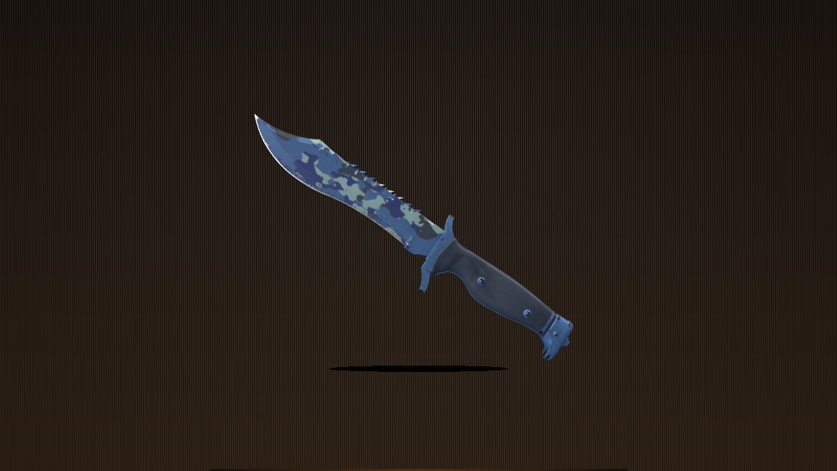 Bowie Knife Bright Water — the kind of reward case farmers chase