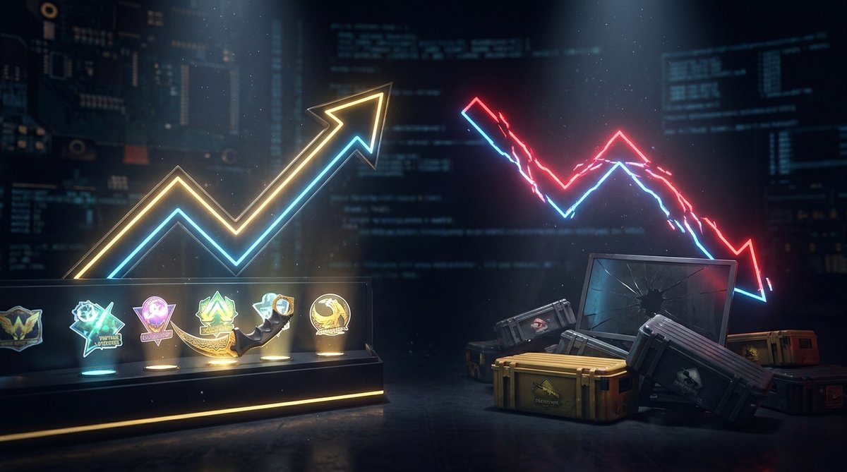 CS2 two-speed skin market