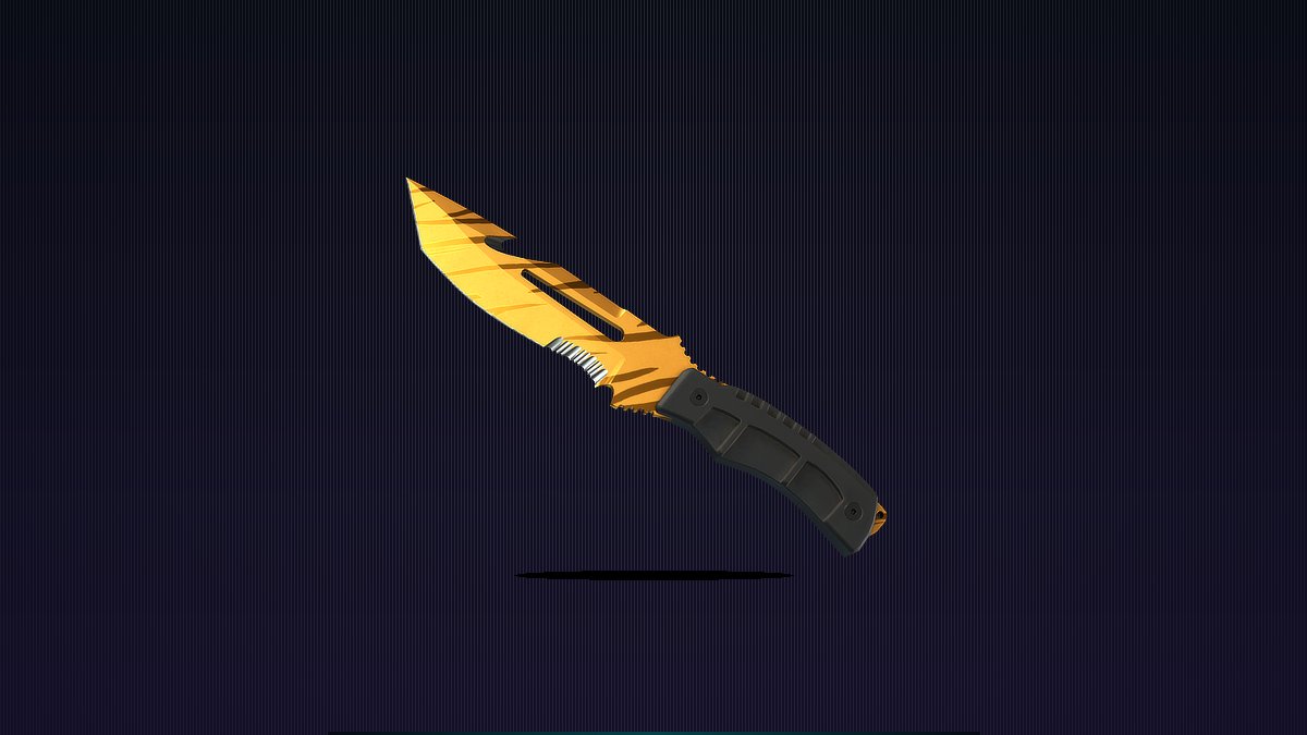 Survival Knife Tiger Tooth