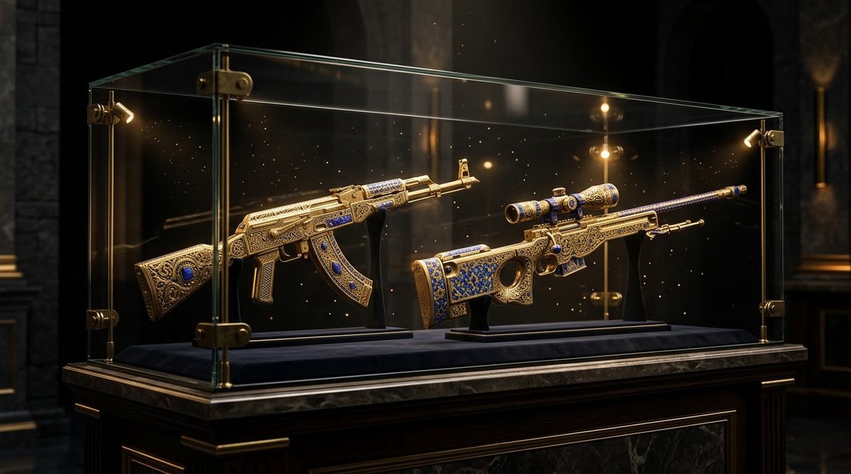 CS2 Arabesque Collection gold skins