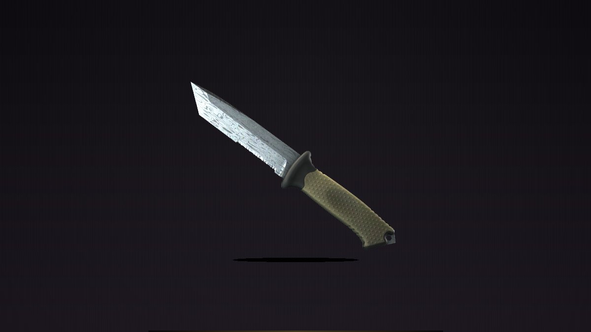 Ursus Knife Damascus Steel