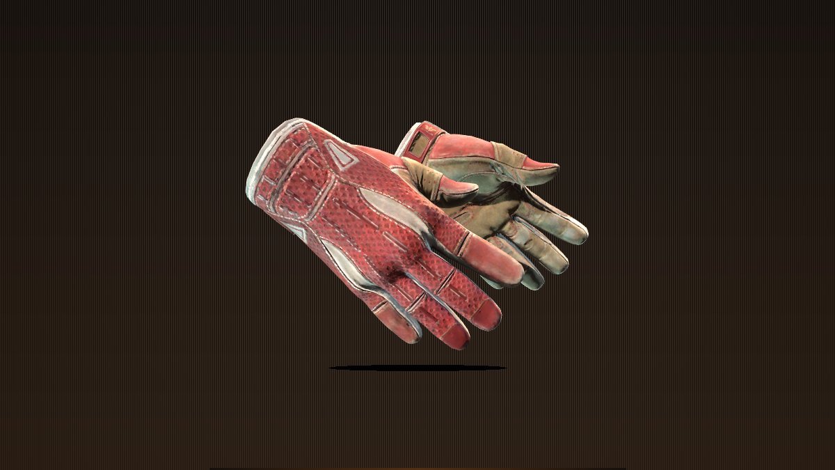 A pair of CS2 gloves, the kind of premium item under pressure in the current market