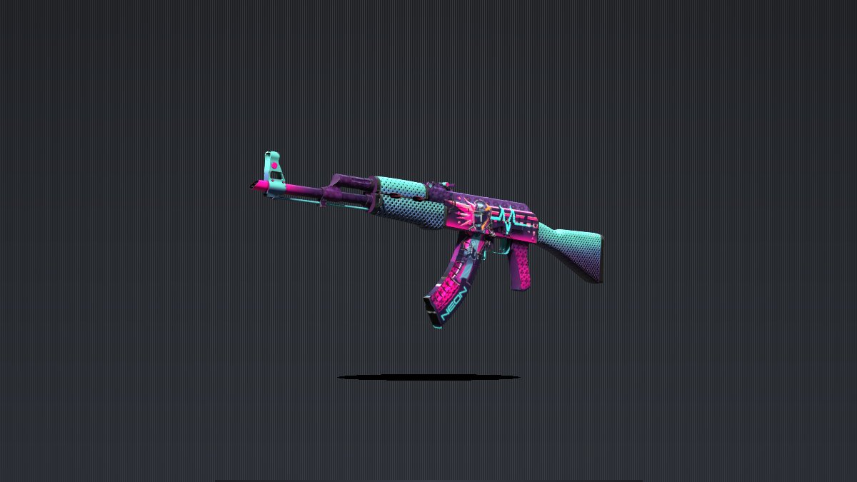 Covert-grade CS2 rifle skin, the tier that carries most of a case's expected value