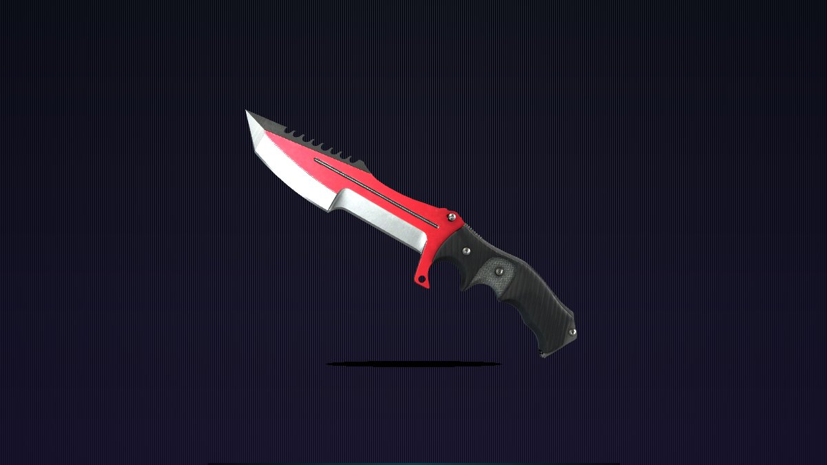 Huntsman Knife | Autotronic on a dark styled background