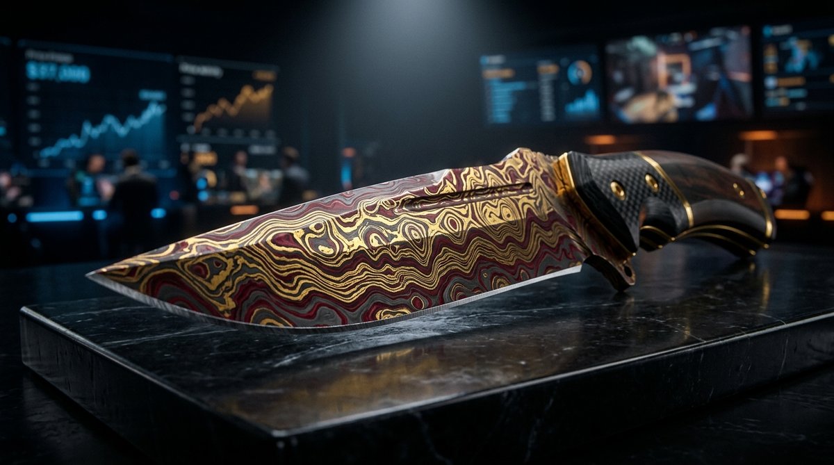Premium CS2 knife skin close-up