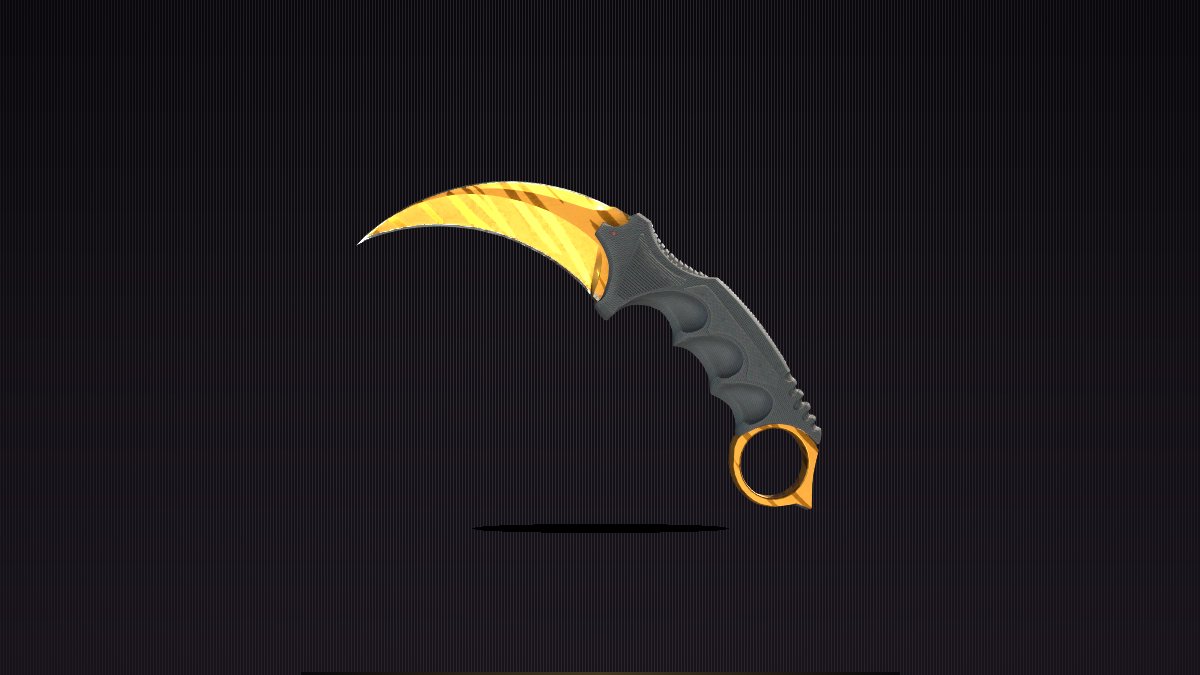 Karambit Tiger Tooth Factory New price comparison