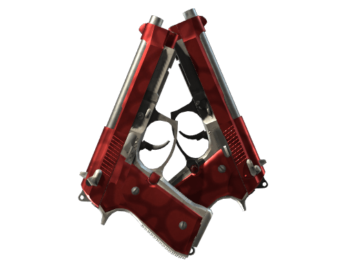Dual Berettas | Hemoglobin CS2 skin