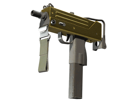 MAC-10 | Gold Brick CS2 skin