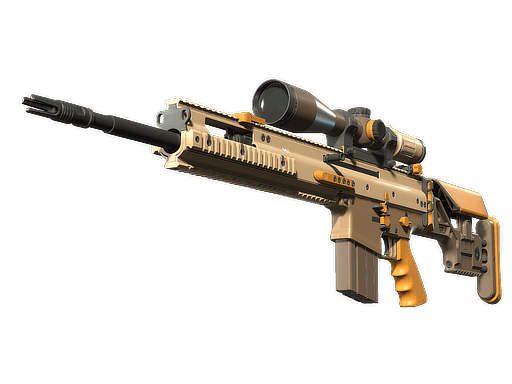 SCAR-20 | Short Ochre CS2 skin
