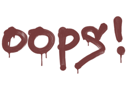 Sealed Graffiti | Oops