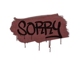 Sealed Graffiti | Sorry