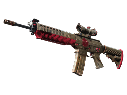 SG 553 | Berry Gel Coat CS2 skin