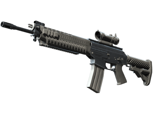 SG 553 | Damascus Steel CS2 skin