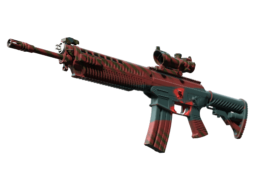 SG 553 | Fallout Warning CS2 skin