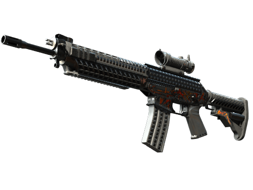 SG 553 | Heavy Metal CS2 skin