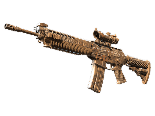 SG 553 | Safari Print CS2 skin