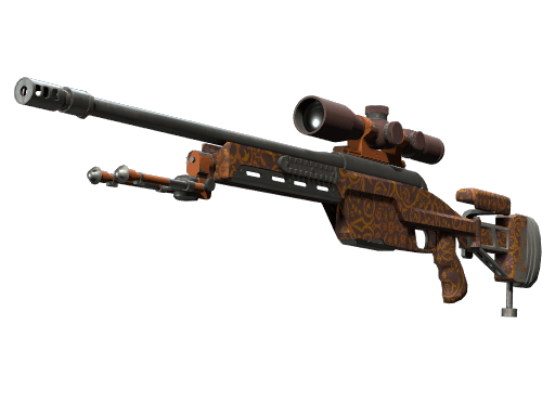 SSG 08 | Orange Filigree CS2 skin