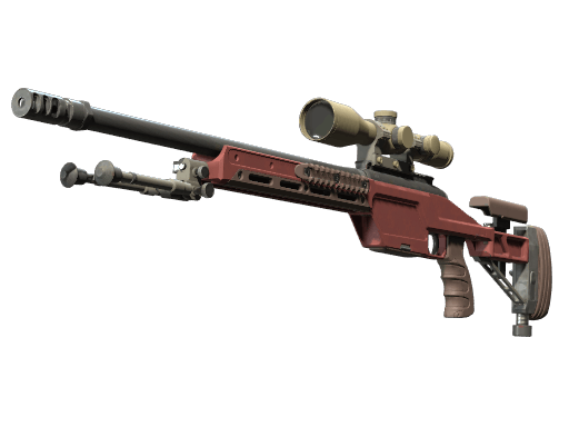 SSG 08 | Red Stone CS2 skin
