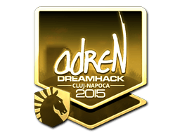 Sticker | adreN (Gold) | Cluj-Napoca 2015