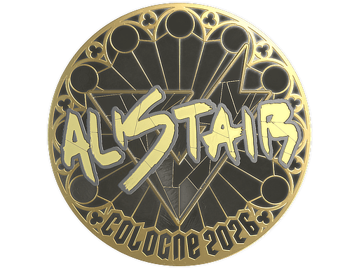 Sticker | aliStair (Gold) | Cologne 2026