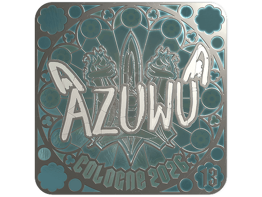Sticker | AZUWU (Foil, Ranked) | Cologne 2026
