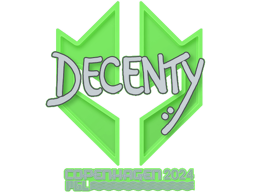 Sticker | decenty | Copenhagen 2024