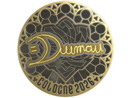 Sticker | dumau (Gold) | Cologne 2026