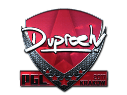 Sticker | dupreeh (Foil) | Krakow 2017