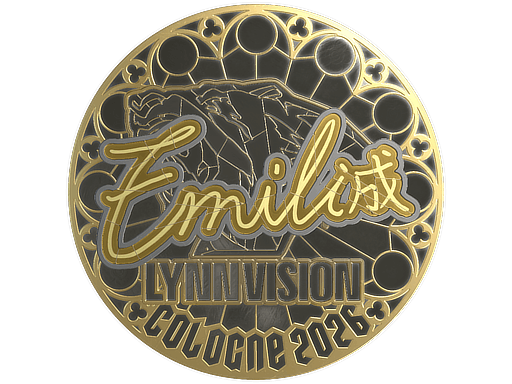 Sticker | EmiliaQAQ (Gold) | Cologne 2026