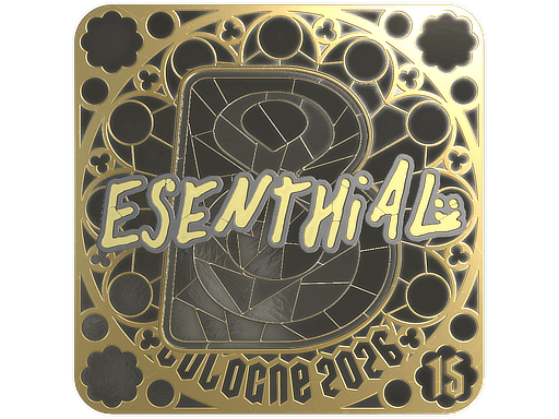 Sticker | esenthial (Gold, Ranked) | Cologne 2026
