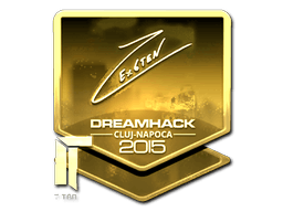 Sticker | Ex6TenZ (Gold) | Cluj-Napoca 2015
