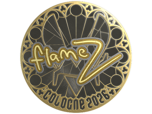 Sticker | FlameZ (Gold) | Cologne 2026