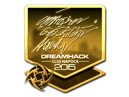 Sticker | GeT_RiGhT (Gold) | Cluj-Napoca 2015
