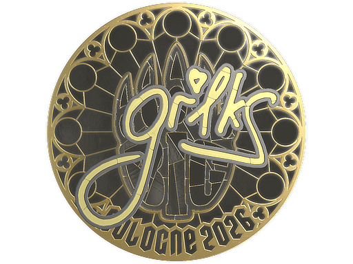 Sticker | gr1ks (Gold) | Cologne 2026