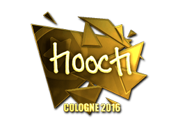 Sticker | hooch (Gold) | Cologne 2016