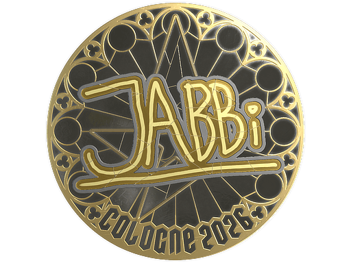 Sticker | jabbi (Gold) | Cologne 2026