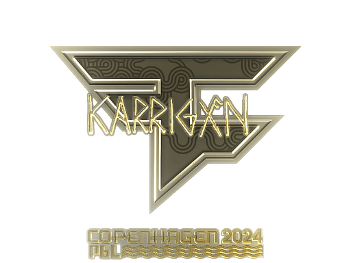 Sticker | karrigan (Gold) | Copenhagen 2024