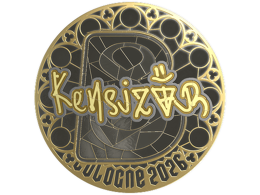 Sticker | kensizor (Gold) | Cologne 2026