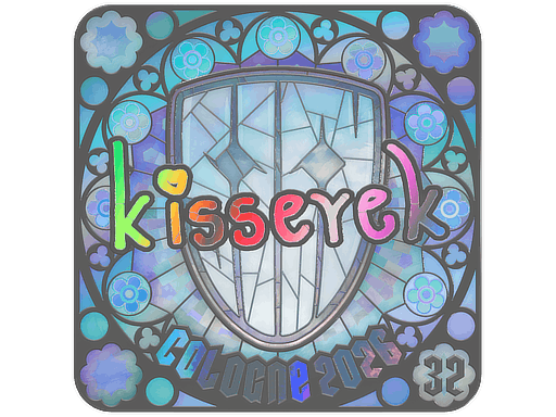 Sticker | kisserek (Holo, Ranked) | Cologne 2026