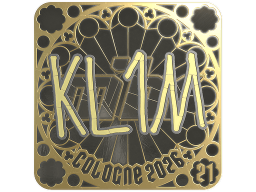 Sticker | kl1m (Gold, Ranked) | Cologne 2026
