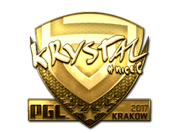 Sticker | kRYSTAL (Gold) | Krakow 2017