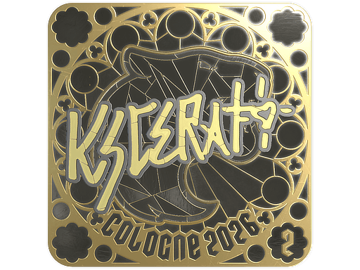Sticker | KSCERATO (Gold, Ranked) | Cologne 2026