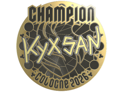 Sticker | kyxsan (Gold, Champion) | Cologne 2026
