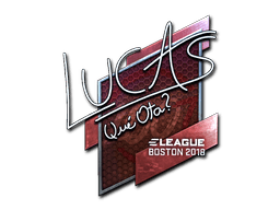 Sticker | LUCAS1 (Foil) | Boston 2018