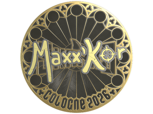 Sticker | maxxkor (Gold) | Cologne 2026