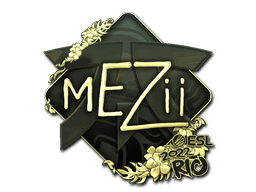 Sticker | mezii (Gold) | Rio 2022