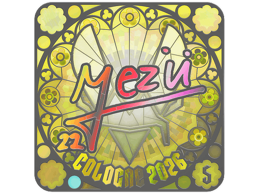 Sticker | mezii (Holo, Ranked) | Cologne 2026