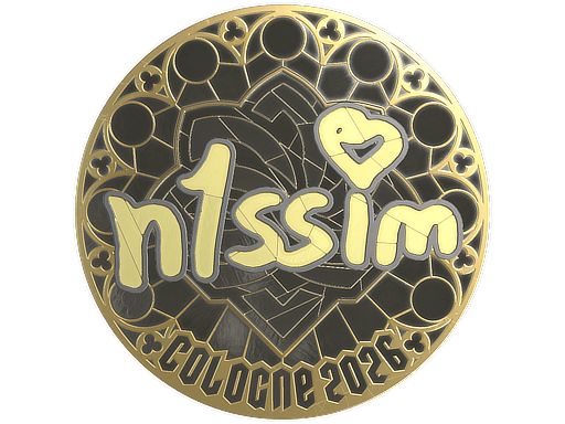 Sticker | n1ssim (Gold) | Cologne 2026